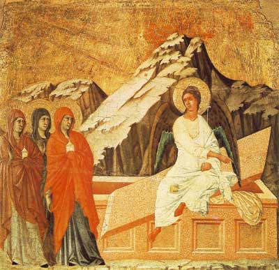 Marie de Magdala au Tombeau dans images sacrée ni2